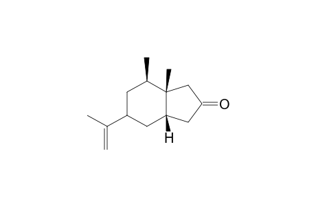 (-)-(1S,2R,6S)-4-Isopropenyl-1,2-dimethylbicyclo[4.3.0]nonan-8-one