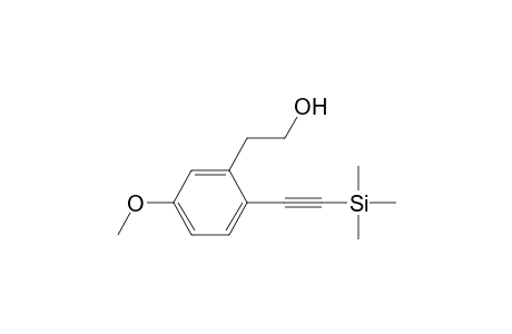 Benzeneethanol, 5-methoxy-2-[(trimethylsilyl)ethynyl]-