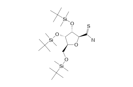 (+)-2,5-ANHYDRO-3,4,6-O-TRIS-[(TERT.-BUTYL)-DIMETHYLSILYL]-D-ALLONTHIAMIDE