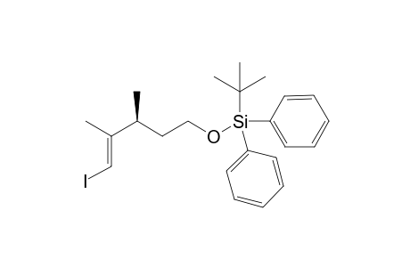 5-{[(t-Butyl)diphenylsilyl]oxy}-1-iodo-2,3-dimethylpent-1-yne