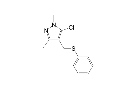 5-Chloro-1,3-dimethyl-4-(phenylthiomethyl)-1H-pyrazole