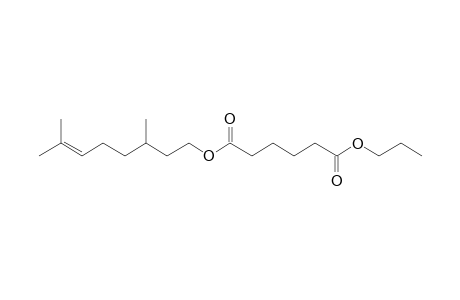 Adipic acid, .beta.-citronellyl propyl ester