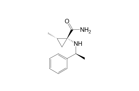 (1R,2S,1'S)-1-[(1'-Methylbenzyl)amino]-2-methylcyclopropanecarboxamide major isomer