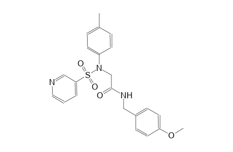acetamide, N-[(4-methoxyphenyl)methyl]-2-[(4-methylphenyl)(3-pyridinylsulfonyl)amino]-