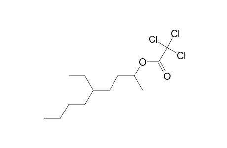 Trichloroacetic acid, 4-ethyl-1-methyloctyl ester