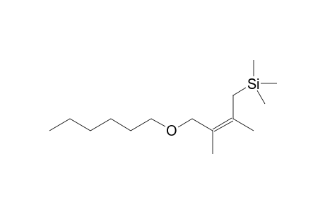 [(Z)-4-hexoxy-2,3-dimethyl-but-2-enyl]-trimethyl-silane
