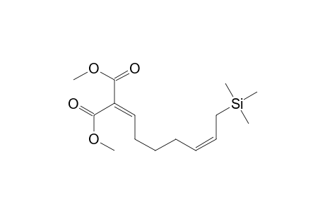 2-[(Z)-7-trimethylsilylhept-5-enylidene]malonic acid dimethyl ester