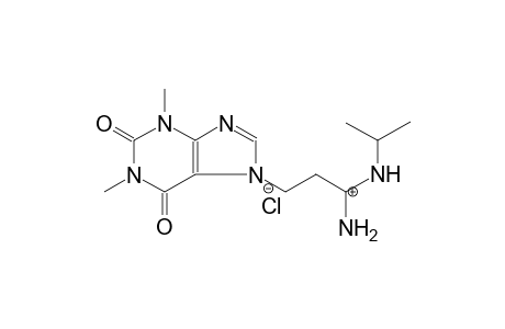 1-(1,3-dimethyl-2,6-dioxo-2,3,6,7-tetrahydro-1H-purin-7-yl)-3,5-dimethylhexan-3-ylium chloride