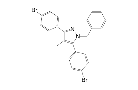1-benzyl-3,5-bis(4-bromophenyl)-4-methyl-1H-pyrazole