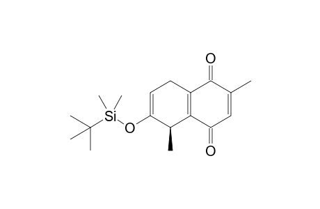 (5R)-6-(tert-Butyldimethylsilyloxy)-2,5-dimethyl-5,8-dihydro-1,4-naphthoquinone
