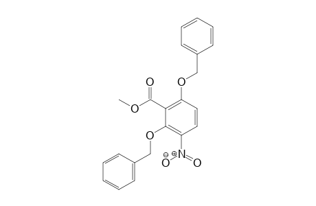 Benzoic acid, 3-nitro-2,6-bis(phenylmethoxy)-, methyl ester