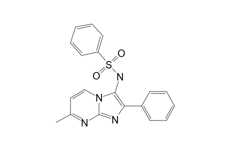 N-(7-METHYL-2-PHENYL-IMIDAZO-[1,2-ALPHA]-PYRIMIDIN-3-YL)-BENZENESULFONAMIDE