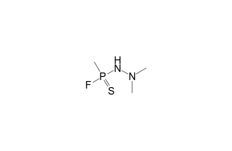 Phosphonofluoridothioic hydrazide, P,2,2-trimethyl-