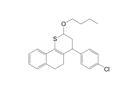 2-Butoxy-4-(p-chlorophenyl)-5,6-dihydrobenzo[h]thiochroman