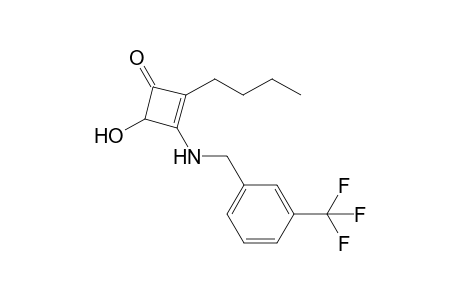 2-butyl-4-hydroxy-3-[[3-(trifluoromethyl)benzyl]amino]cyclobut-2-en-1-one