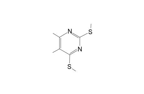 4,5-Dimethyl-2,6-bis(methylsulfanyl)pyrimidine