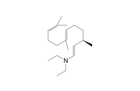 (-)-(1E,3R,6E)-N,N-Diethyl-3,7,11-trimethyldodeca-1,6,10-trien-1-amine