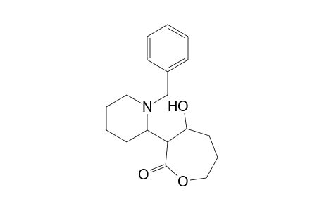 (3RS,4RS)-3-[(2RS)-N-Benzylpiperidin-2-yl]-4-hydroxyoxepan-2-one
