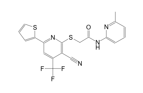 acetamide, 2-[[3-cyano-6-(2-thienyl)-4-(trifluoromethyl)-2-pyridinyl]thio]-N-(6-methyl-2-pyridinyl)-