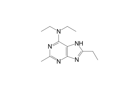 2-methyl-N6,N6,8-triethyladenine