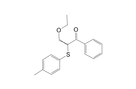 3-Ethoxy-2-[(4-methylphenyl)sulfanyl]-1-phenylprop-2-en-1-one