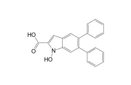 1-Hydroxy-5,6-diphenyl-1H-indole-2-carboxylic acid
