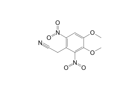 2-(3,4-dimethoxy-2,6-dinitro-phenyl)acetonitrile