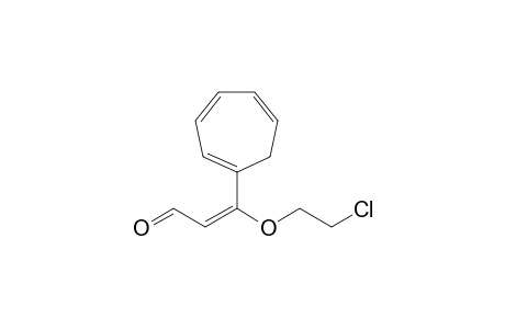 (E)-3-(2-chloroethoxy)-3-(1-cyclohepta-1,3,5-trienyl)-2-propenal