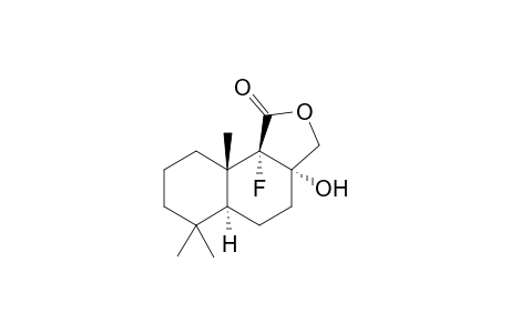 (+-)-9a-Fluoro-8a-hydroxydriman-11,12-olide