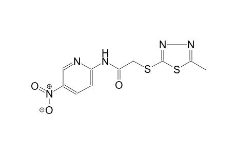 acetamide, 2-[(5-methyl-1,3,4-thiadiazol-2-yl)thio]-N-(5-nitro-2-pyridinyl)-