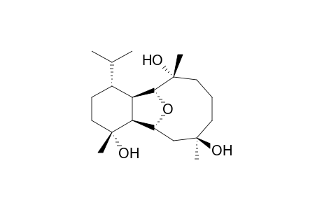5,12-Epoxybenzocyclodecene-4,7,11-triol, tetradecahydro-4,7,11-trimethyl-1-(1-methylethyl)-, (1R*,4R*,4aS*,5R*,7R*,11R*,12R*,12aR*)-
