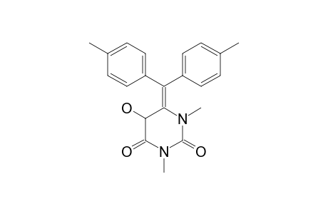 6-[2,2-BIS-(4'-METHYLPHENYL)-VINYL]-5-HYDROXY-1,3-DIMETHYLURACIL