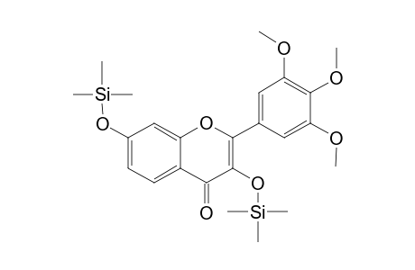 Flavone <3,7-di-hydroxy-3',4',5'-trimethoxy->, di-TMS