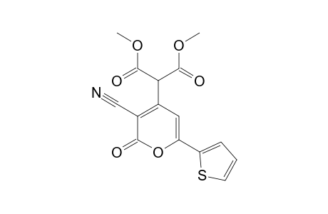 Dimethyl 3-Cyano-6-thienyl-2-oxo-2H-pyran-4-ylmalonate