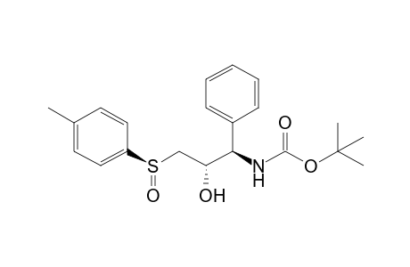 (1R,2S,Rs)-N-(tert-Butoxycarbonyl)-1-amino-1-phenyl-3-(p-tolylsulfinyl)-2-propanol