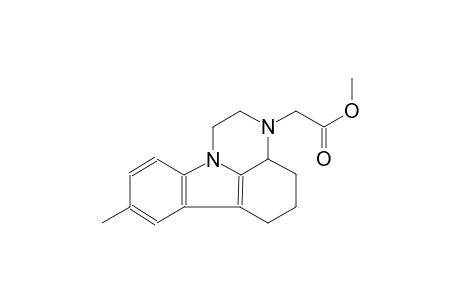 methyl (8-methyl-1,2,3a,4,5,6-hexahydro-3H-pyrazino[3,2,1-jk]carbazol-3-yl)acetate