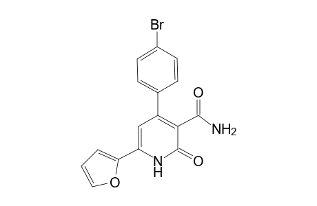 4-(4-Bromo-phenyl)-6-furan-2-yl-2-oxo-1,2-dihydro-pyridine-3-carboxylic acid amide