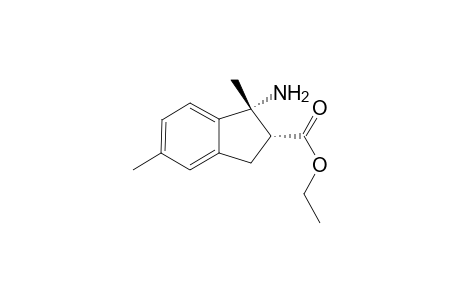 Ethyl 1-amino-1,5-dimethyl-2,3-dihydro-1H-indene-2-carboxylate