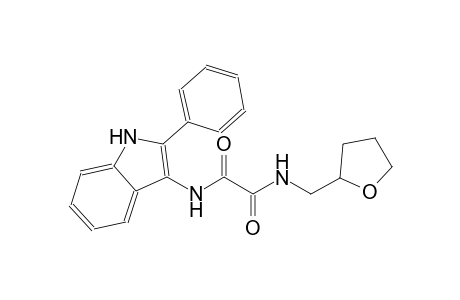 ethanediamide, N~1~-(2-phenyl-1H-indol-3-yl)-N~2~-[(tetrahydro-2-furanyl)methyl]-