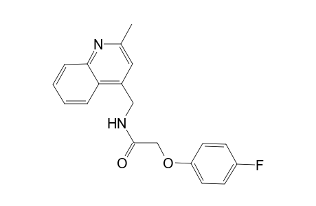 2-(4-Fluorophenoxy)-N-[(2-methyl-4-quinolinyl)methyl]acetamide