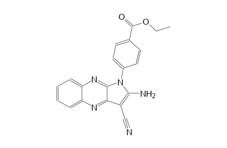 benzoic acid, 4-(2-amino-3-cyano-1H-pyrrolo[2,3-b]quinoxalin-1-yl)-, ethyl ester