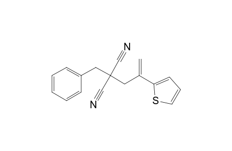 2-Benzyl-2-(2'-thiophen-2-ylallyl)malononitrile