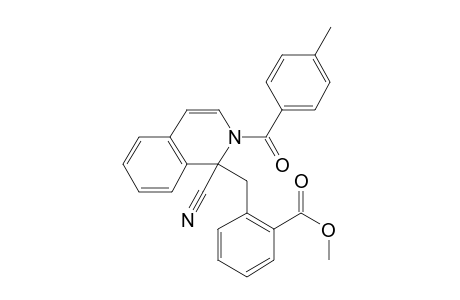 Methyl 2-[(2'-<p-methylbenzoyl>-1'-cyano-1',2'-dihydroisoquinolin-1'-yl)methyl]-benzoate