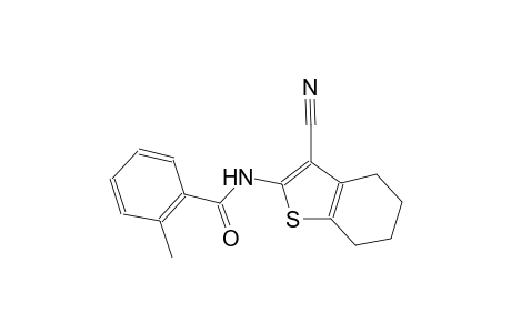 N-(3-cyano-4,5,6,7-tetrahydro-1-benzothien-2-yl)-2-methylbenzamide