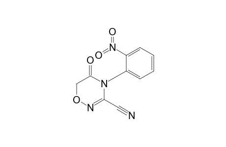 3-Cyano-4-(2-nitrophenyl)-1,2,4-oxadiazin-5(6H)-one