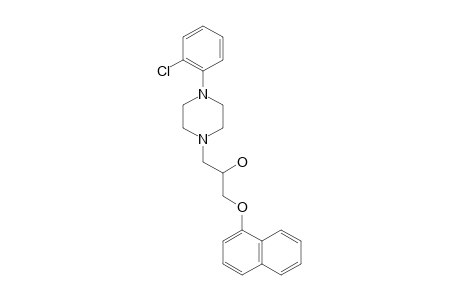 1-[4-(2-chlorophenyl)piperazin-1-yl]-3-naphthalen-1-yloxypropan-2-ol