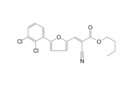 2-propenoic acid, 2-cyano-3-[5-(2,3-dichlorophenyl)-2-furanyl]-, butylester, (2E)-