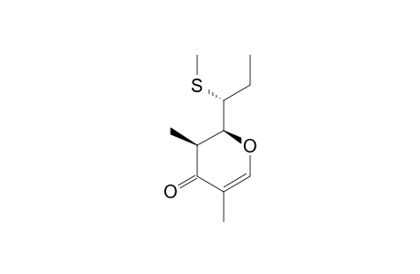 (2R*,2'S*,3R*)-3,5-DIMETHYL-2-[1-(METHYLTHIO)-PROPYL]-2,3-DIHYDRO-4H-PYRAN-4-ONE