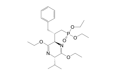 (2R,5S,1'S)-3,6-DIETHOXY-2-[2-(DIETHOXYPHOSPHORYL)-1-(BENZYL)-ETHYL]-2,5-DIHYDRO-5-ISOPROPYLPYRAZINE