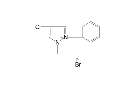 4-CHLORO-1-METHYL-2-PHENYLPYRAZOLIUM BROMIDE